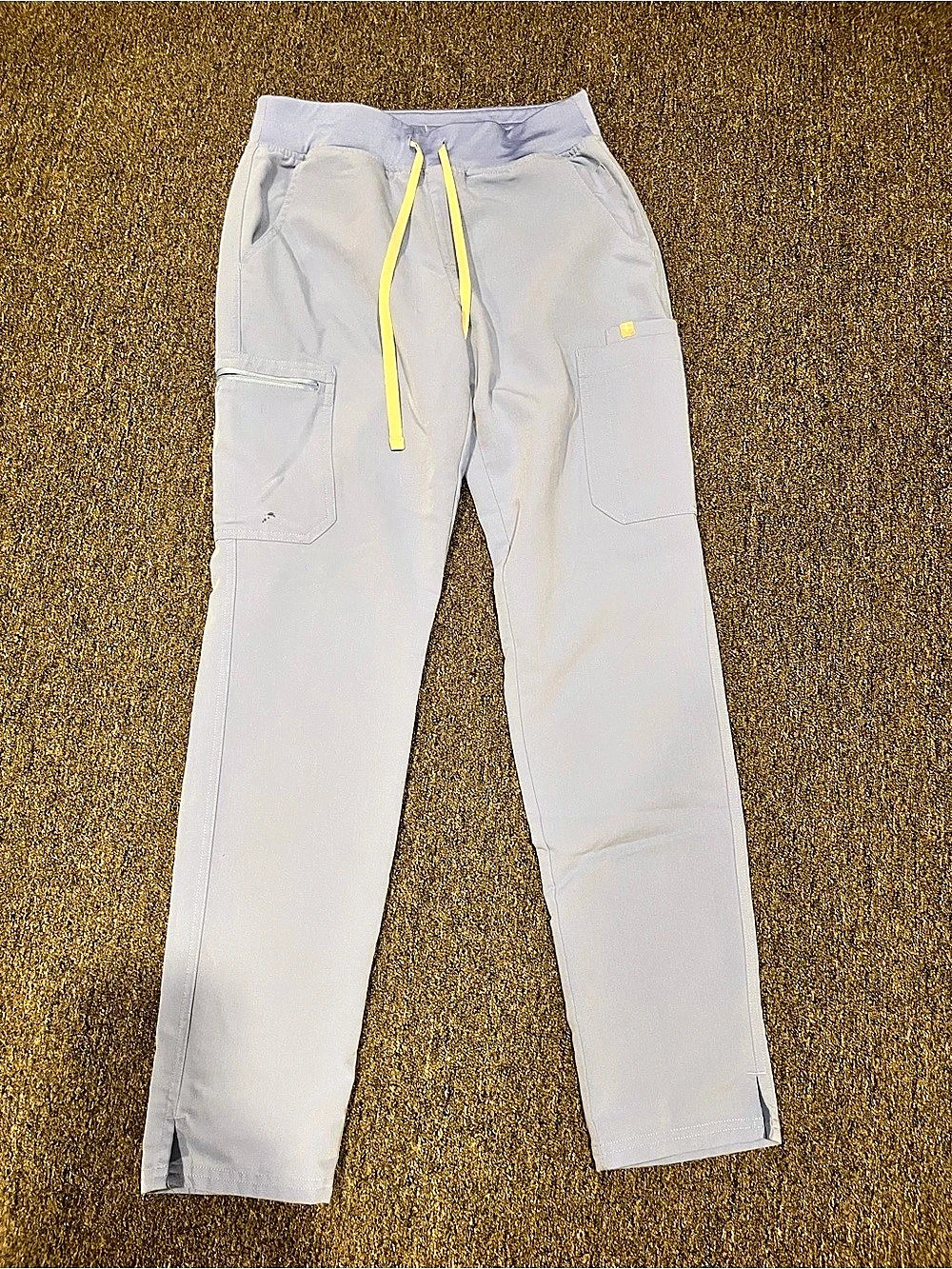 Figs Technical Collection Cargo Pants in blue and gray